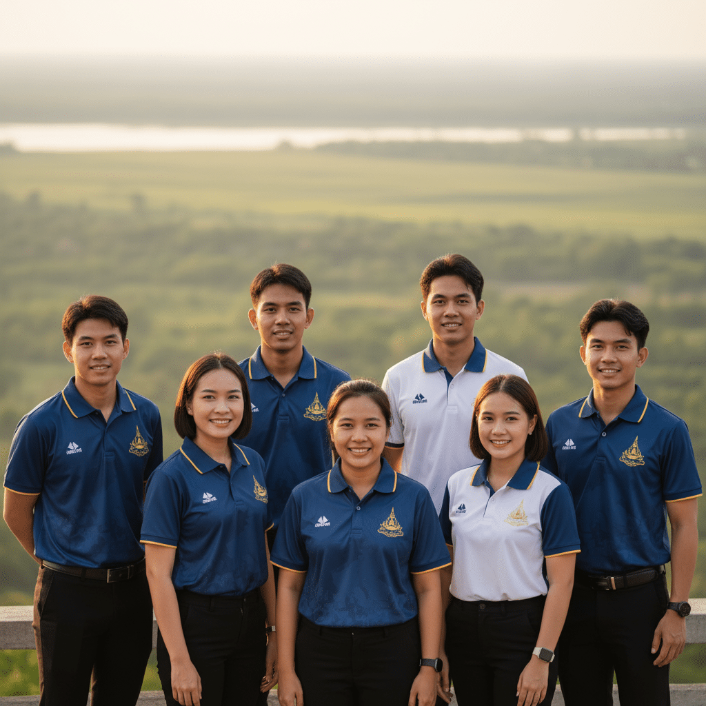 รับผลิตเสื้อพิมพ์ลาย ตราสัญลักษณ์ จังหวัดนครสวรรค์ ผลิตโดย KDC SPORT - custom-shirts-nakhon-sawan-logo