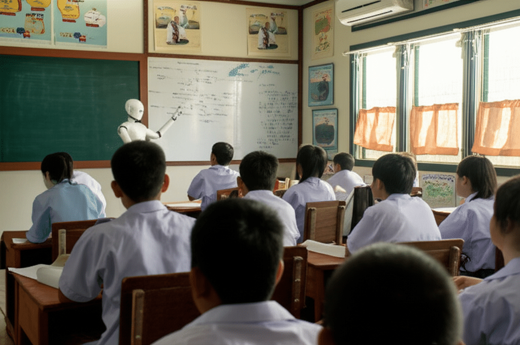 ปรากฏการณ์ครู AI: บทเรียนจากเวทีโลก