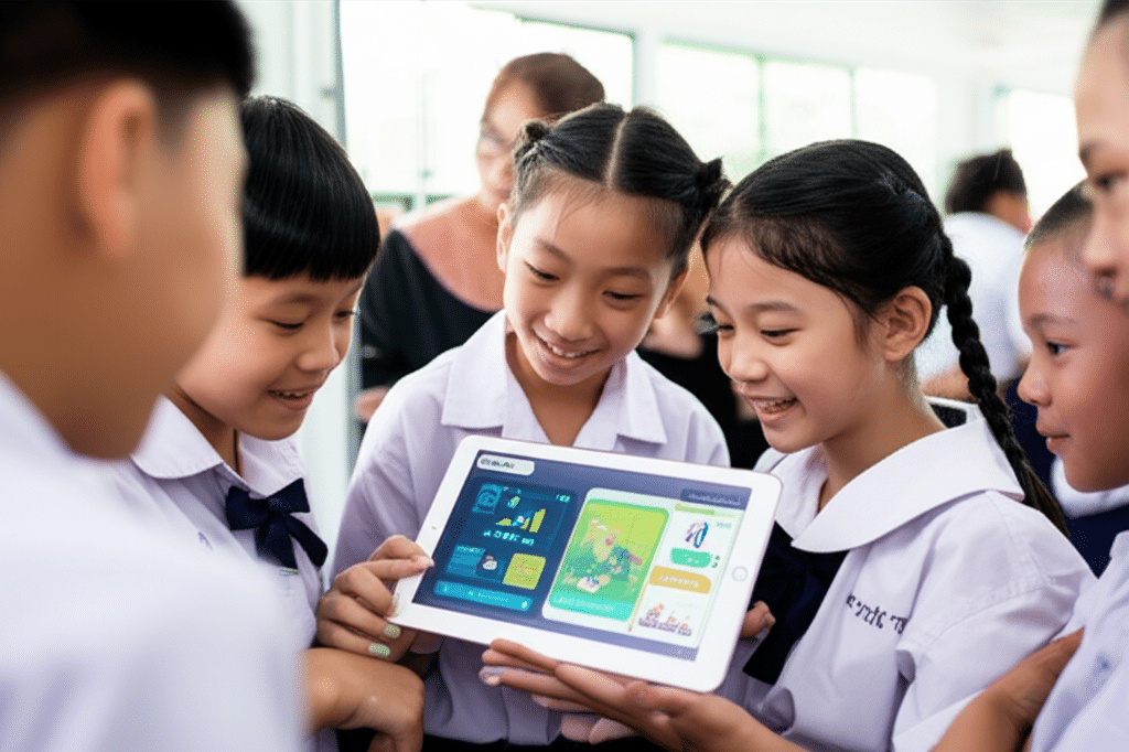 ที่มาและความร่วมมือ: ก้าวสู่การศึกษาดิจิทัลเต็มรูปแบบ