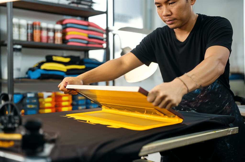 เจาะลึกเทคนิคและกระบวนการสกรีนเสื้อคุณภาพ