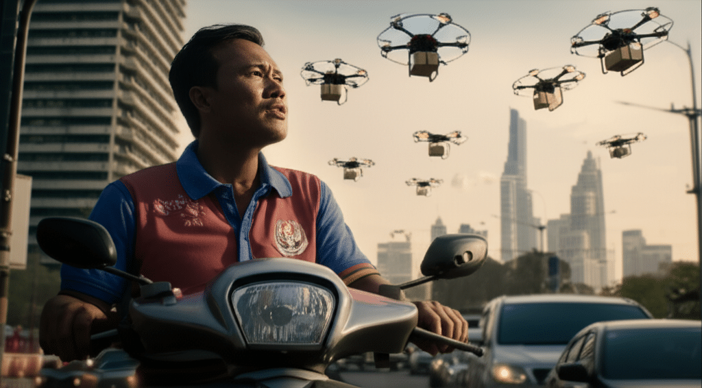 ผลกระทบต่ออนาคตการจ้างงานและภูมิทัศน์ของไรเดอร์