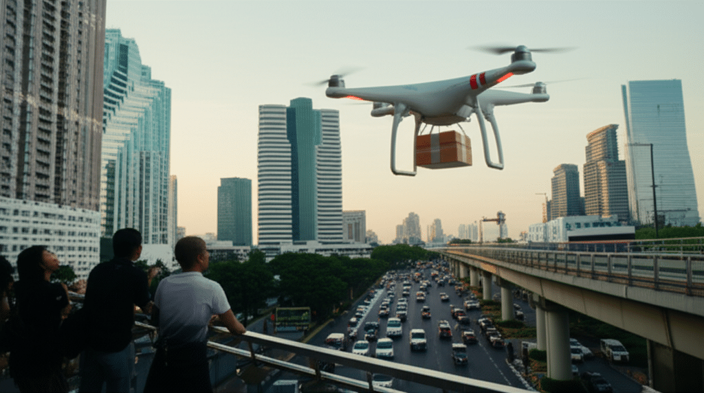 ศักยภาพของกรุงเทพฯ ในการเป็นผู้นำด้านการขนส่งด้วยโดรน