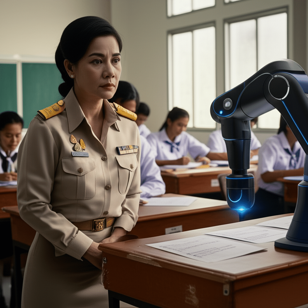 ผลกระทบต่อบทบาทครู: เมื่อเทคโนโลยีเข้ามามีส่วนร่วม