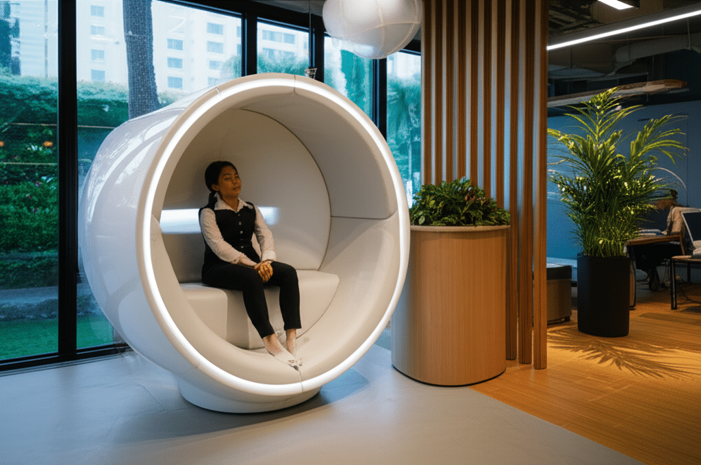 'พ็อดงีบ': นวัตกรรมสวัสดิการเพื่อการพักผ่อนที่มีคุณภาพ