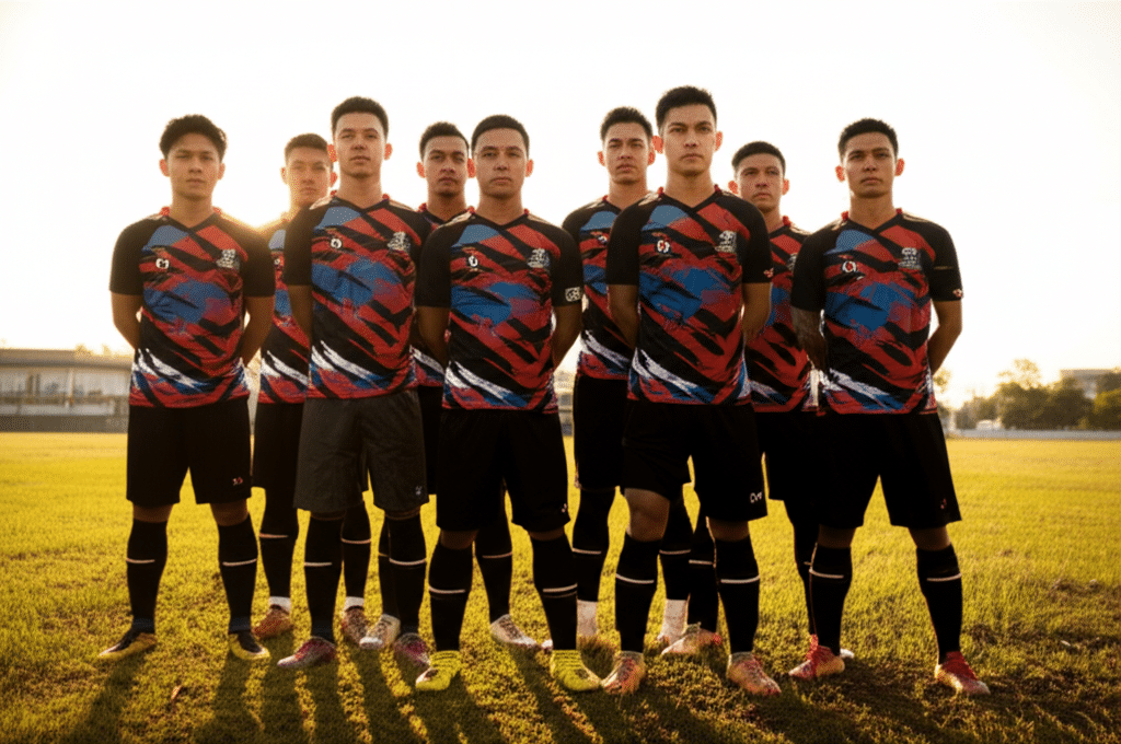 ทำความเข้าใจบริการ ทำเสื้อบอลทีม บุรีรัมย์ รับทำโดย KDC Sport