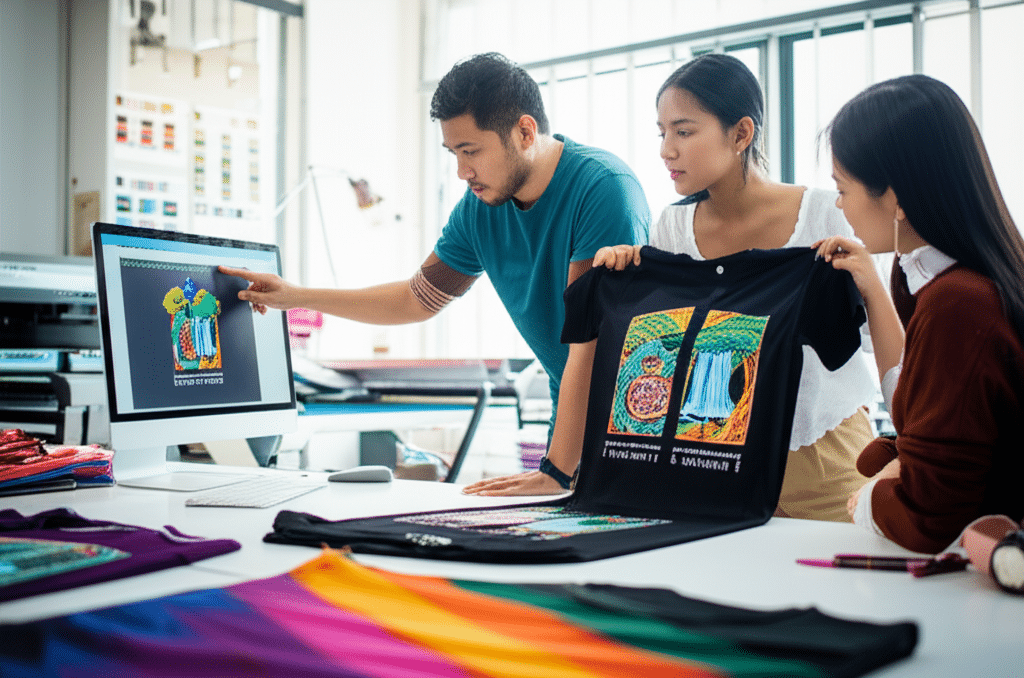 เจาะลึกกระบวนการผลิต: เสื้อพิมพ์ลายกาญจนบุรี โดยโรงงาน KDC SPORT และผู้ให้บริการท้องถิ่น