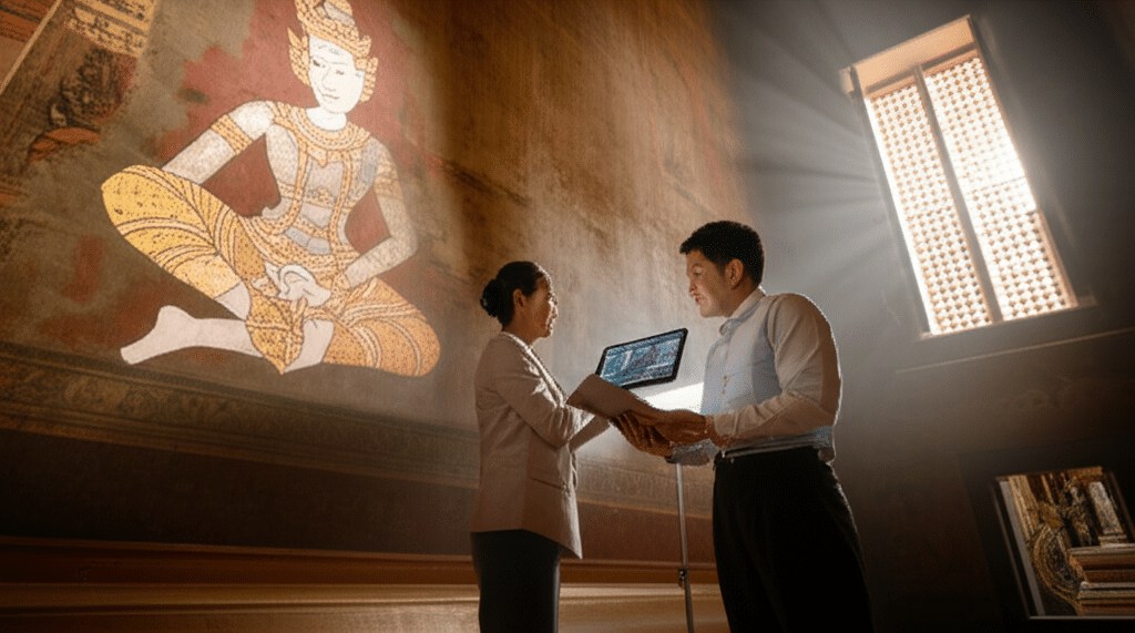 กรณีศึกษา: การประยุกต์ใช้ AI คืนชีวิตให้จิตรกรรมฝาผนัง