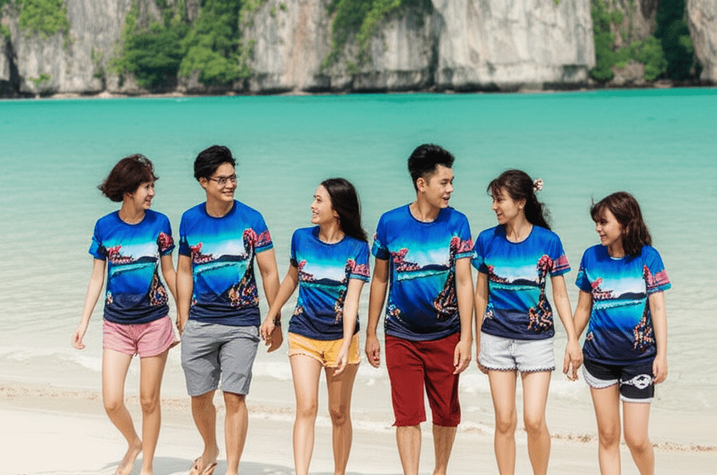 ตลาดเสื้อพิมพ์ลายและผู้ให้บริการในพื้นที่