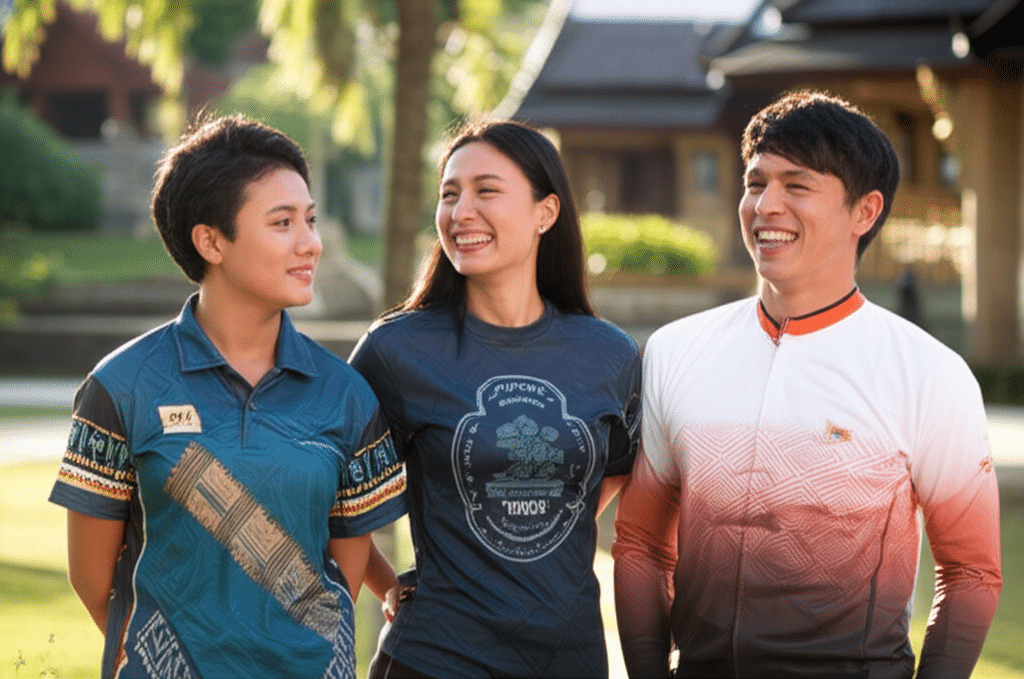 ประเภทของเสื้อพิมพ์ลายที่ให้บริการ