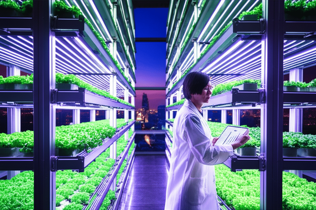 นิยามของฟาร์มแนวตั้งและเทคโนโลยี AgriTech