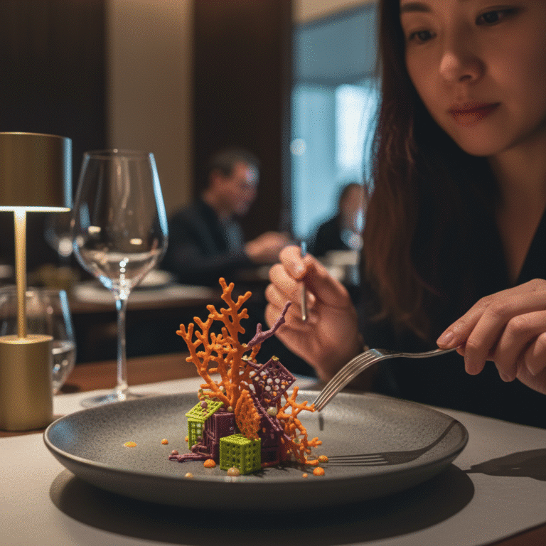 ชิมอาหารจากเครื่องพิมพ์ 3 มิติ เทรนด์ใหม่ร้านหรูในไทย