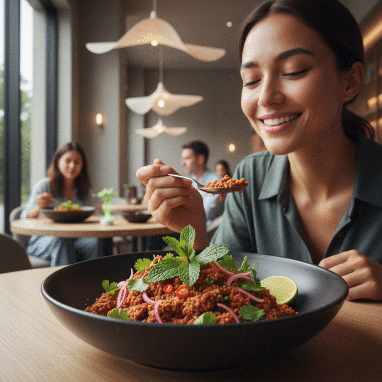 ลาบเนื้อสังเคราะห์ อนาคตอาหารไทย อร่อยจริงหรือ?