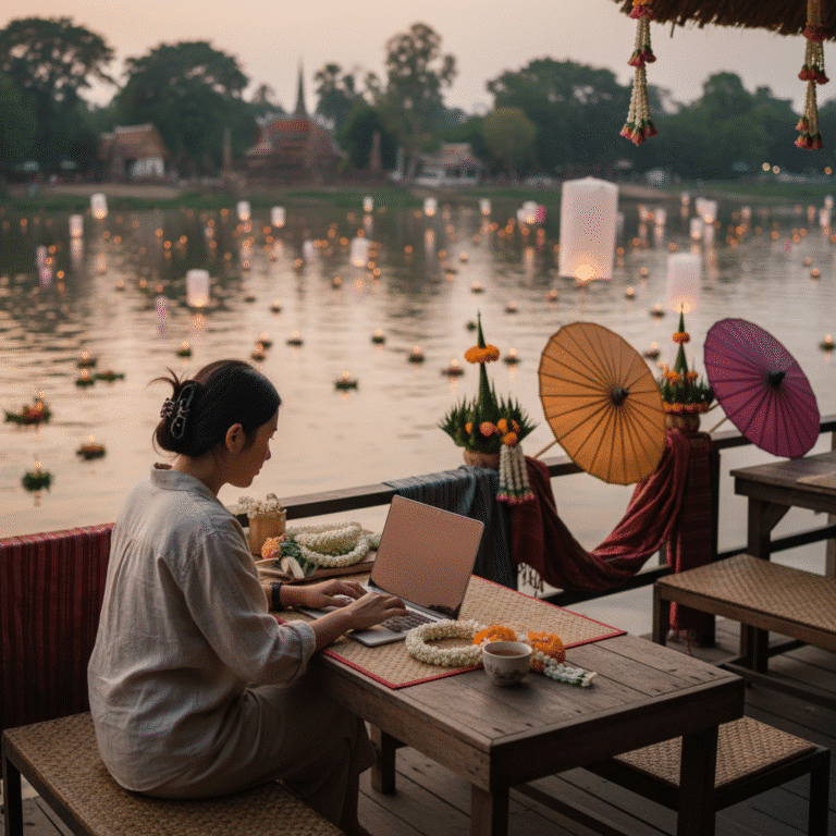 Work from Festival: ลอยกระทงเมืองรอง ไม่ต้องลางาน