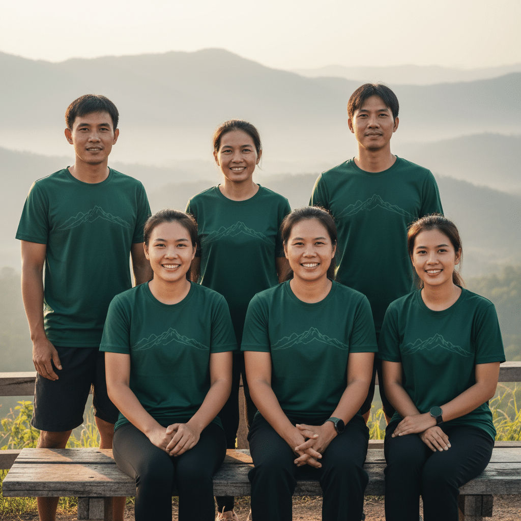 รับผลิตเสื้อพิมพ์ลาย ตราสัญลักษณ์ จังหวัดเลย ผลิตโดย KDC SPORT - custom-shirts-loei-logo