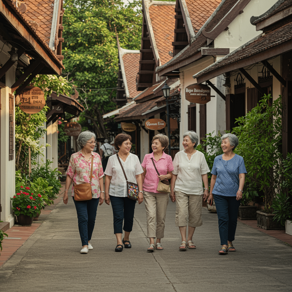 เที่ยวไทยวัยเก๋า 2568: เมืองรองน่าเที่ยว งบไม่บานปลาย - senior-travel-thailand-secondary-cities