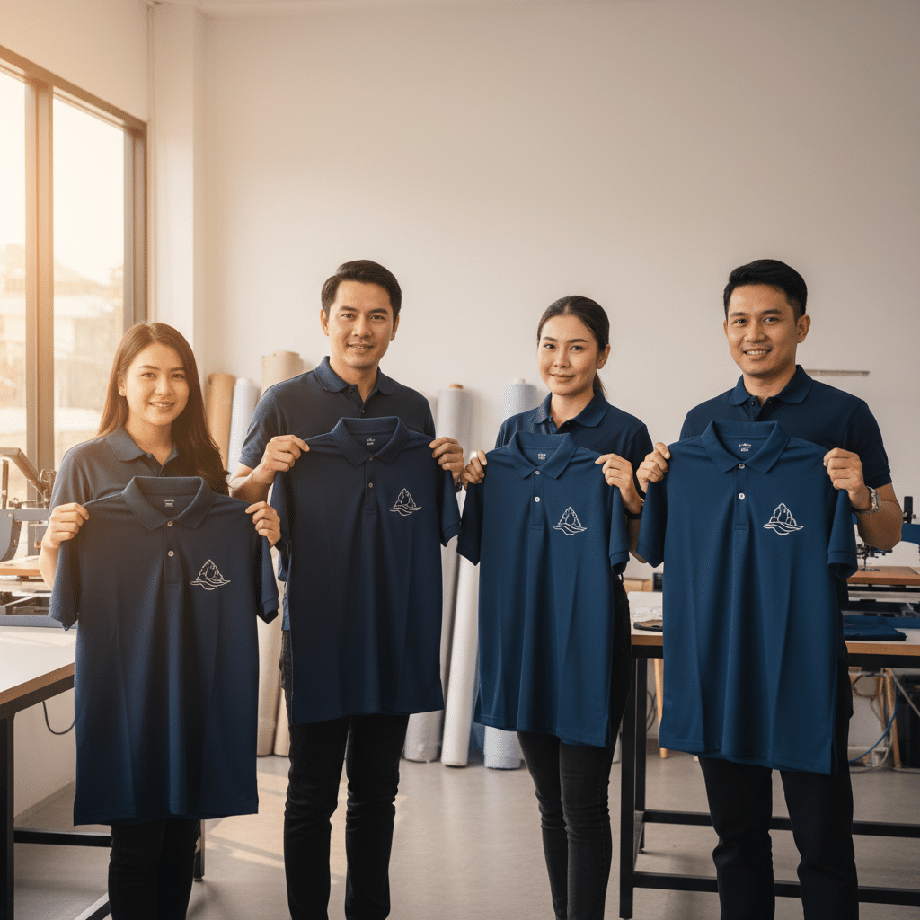 รับผลิตเสื้อพิมพ์ลาย ตราสัญลักษณ์ จังหวัดสตูล ผลิตโดย KDC SPORT - custom-shirts-satun-logo