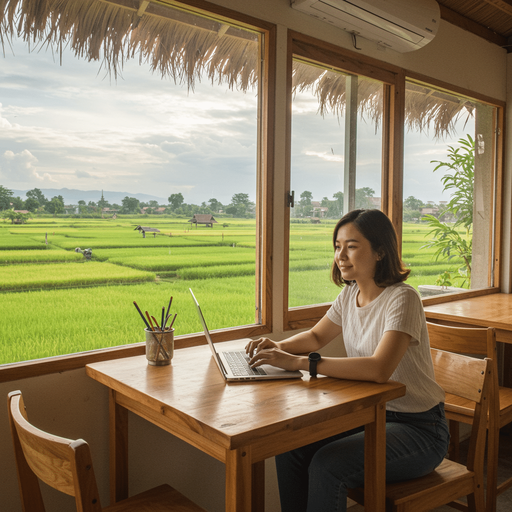 Workation เมืองรอง 2026: หนีฝุ่น PM 2.5 ไปนั่งทำงานชิลล์ - workation-secondary-cities-thailand-2026