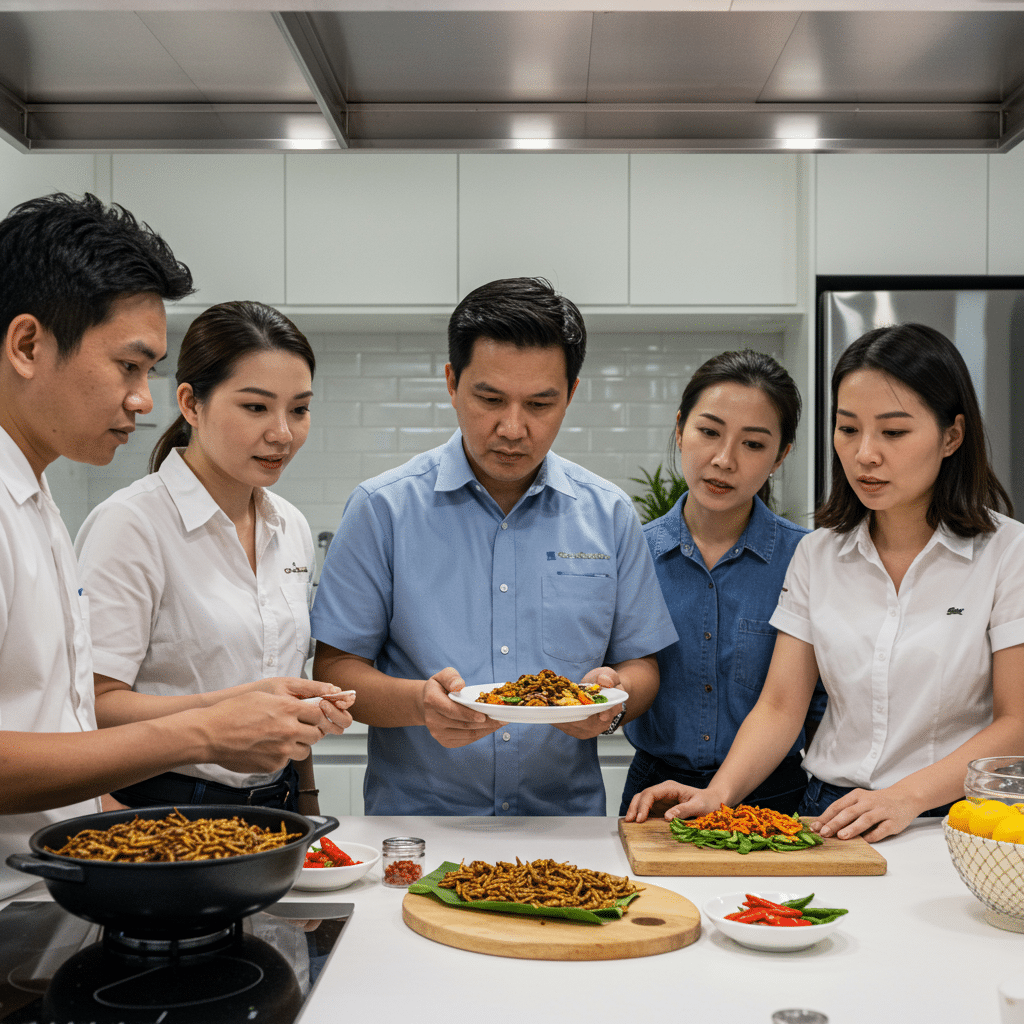 อาหารอนาคต: โปรตีนแมลงจะมาแทนที่หมู-ไก่จริงหรือ? - future-food-insect-protein-thailand