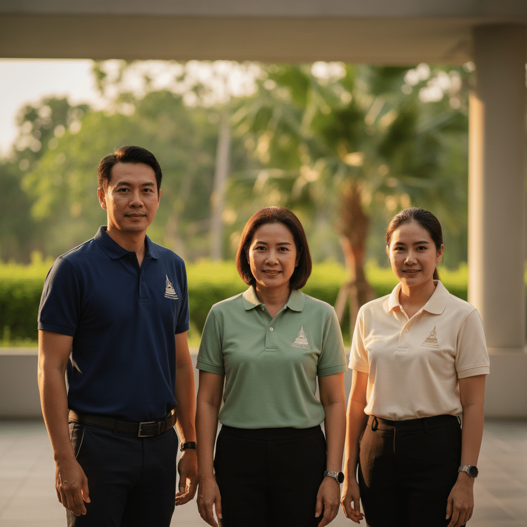รับผลิตเสื้อพิมพ์ลาย ตราสัญลักษณ์ จังหวัดอำนาจเจริญ ผลิตโดย KDC SPORT - custom-shirts-amnat-charoen-logo