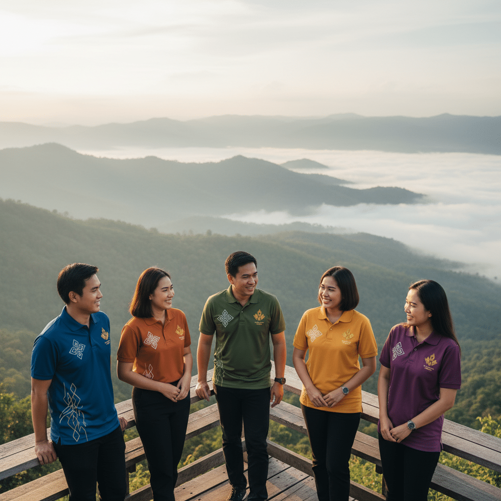 รับผลิตเสื้อพิมพ์ลาย ตราสัญลักษณ์ จังหวัดเพชรบูรณ์ ผลิตโดย KDC SPORT - custom-shirts-phetchabun-logo