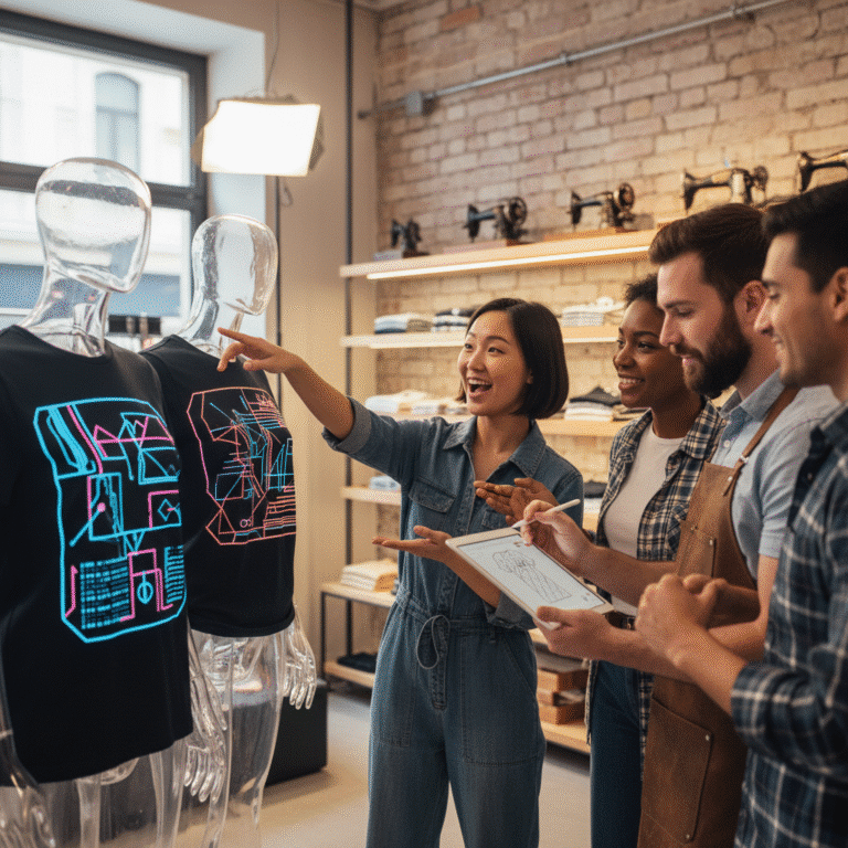 AI ออกแบบเสื้อ: เทรนด์ใหม่ร้านสกรีนที่ต้องปรับตัว