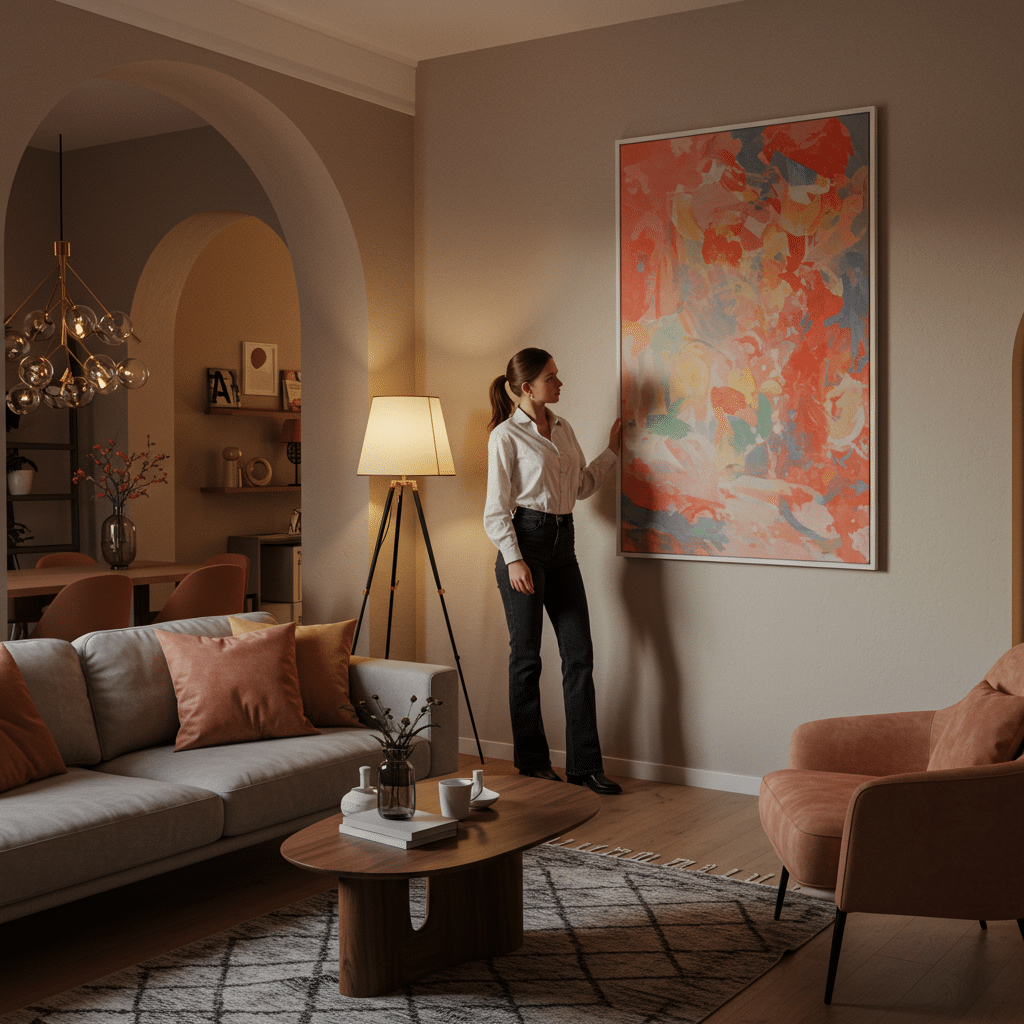 บ้านไม่ซ้ำใคร! เทรนด์สั่งพิมพ์ 'ศิลปะ AI' แต่งบ้าน - ai-art-home-decor-trend