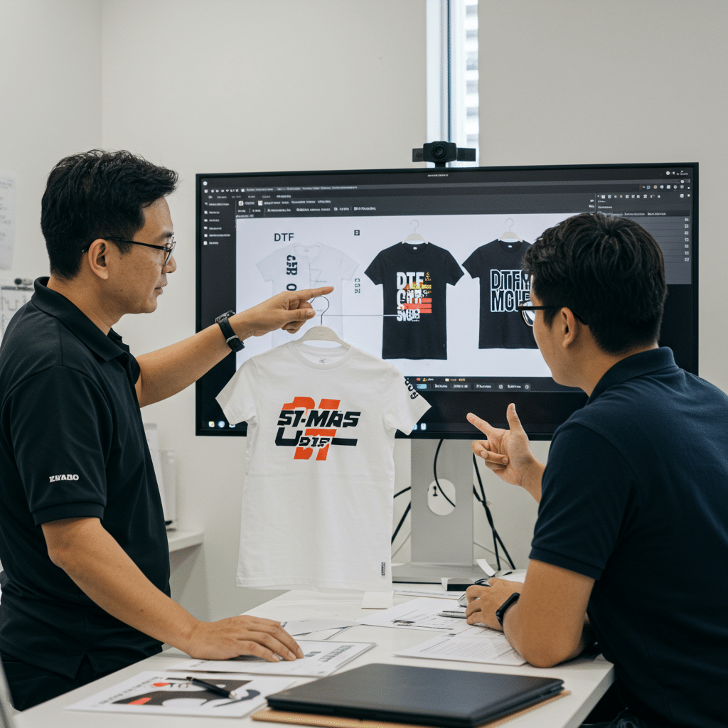 สกรีนเสื้อยุคใหม่: DTF vs. ซิลค์สกรีน SME ควรเลือกระบบไหน? - dtf-vs-silkscreen-printing-sme
