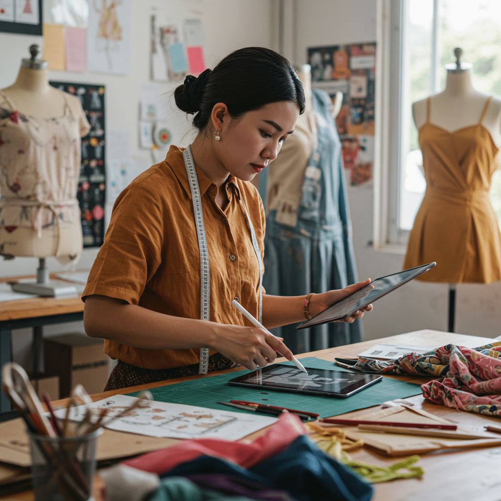 แฟชั่น AI จากขยะ: เทรนด์ใหม่ที่นักออกแบบไทยต้องจับตา - ai-fashion-upcycled-waste-thailand