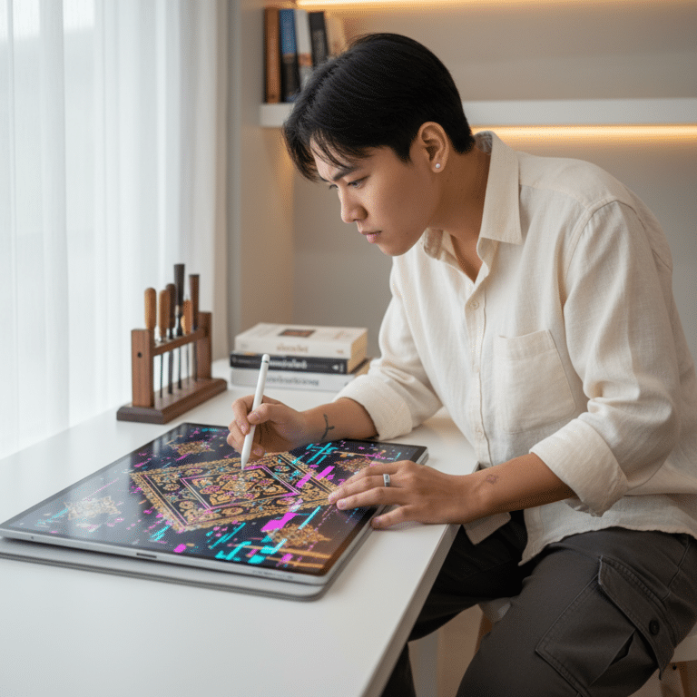 AI ผสานศิลป์ไทย: อนาคตลายไทยในยุคดิจิทัล