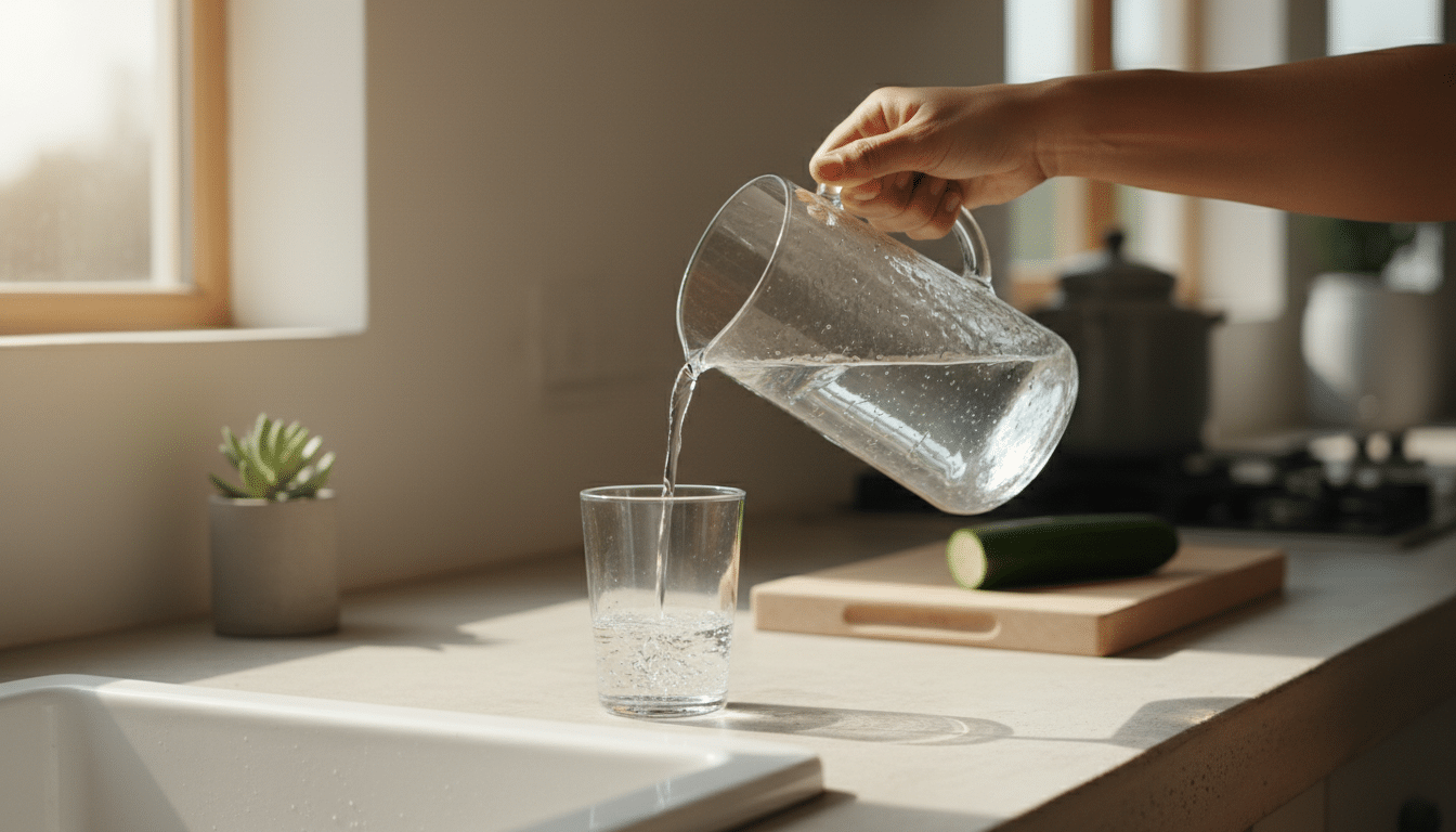 ดื่มน้ำเพื่อสุขภาพและรูปร่าง