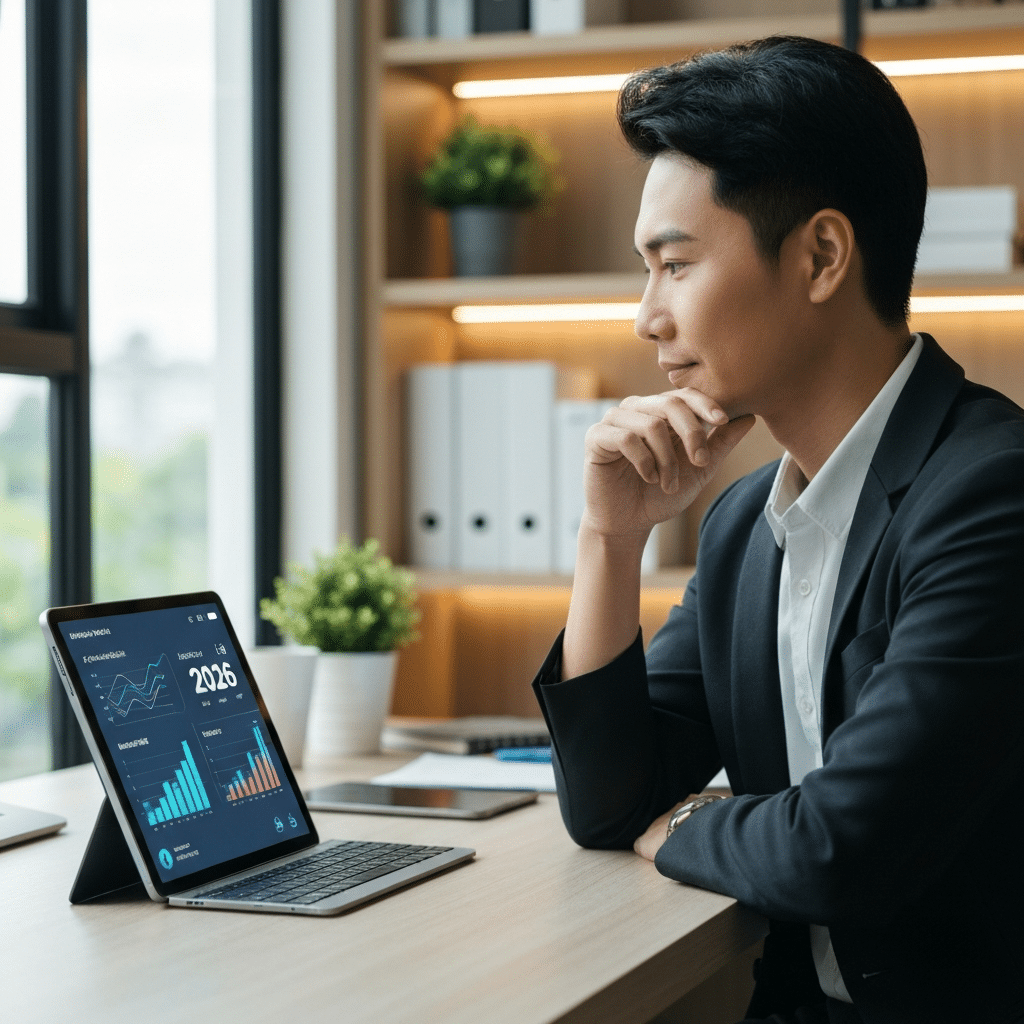 AI จัดพอร์ตลงทุนรับปี 2026 เทรนด์ใหม่คนไทย - ai-investment-planner-2026-trend