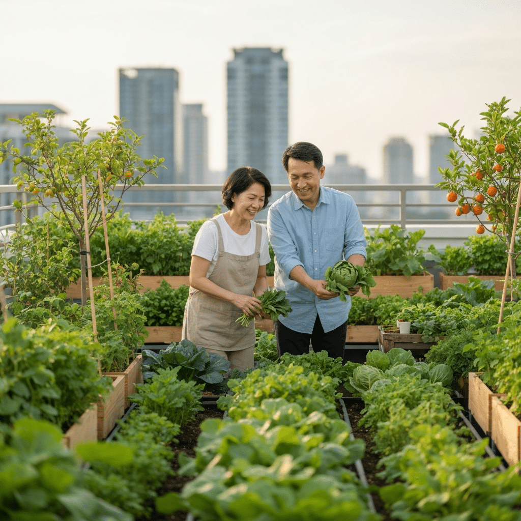 เทรนด์ 'เกษียณเร็วพอเพียง' ด้วยสวนลอยฟ้าคอนโด - fire-rooftop-garden-condo