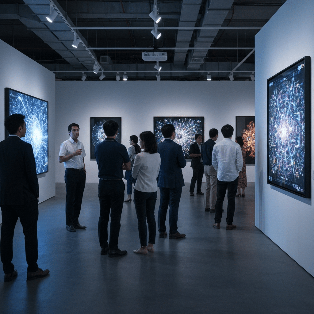 ศิลปะ AI เขย่าวงการ: นิทรรศการดังเปลี่ยนอนาคตศิลปินไทย - ai-art-exhibition-bangkok