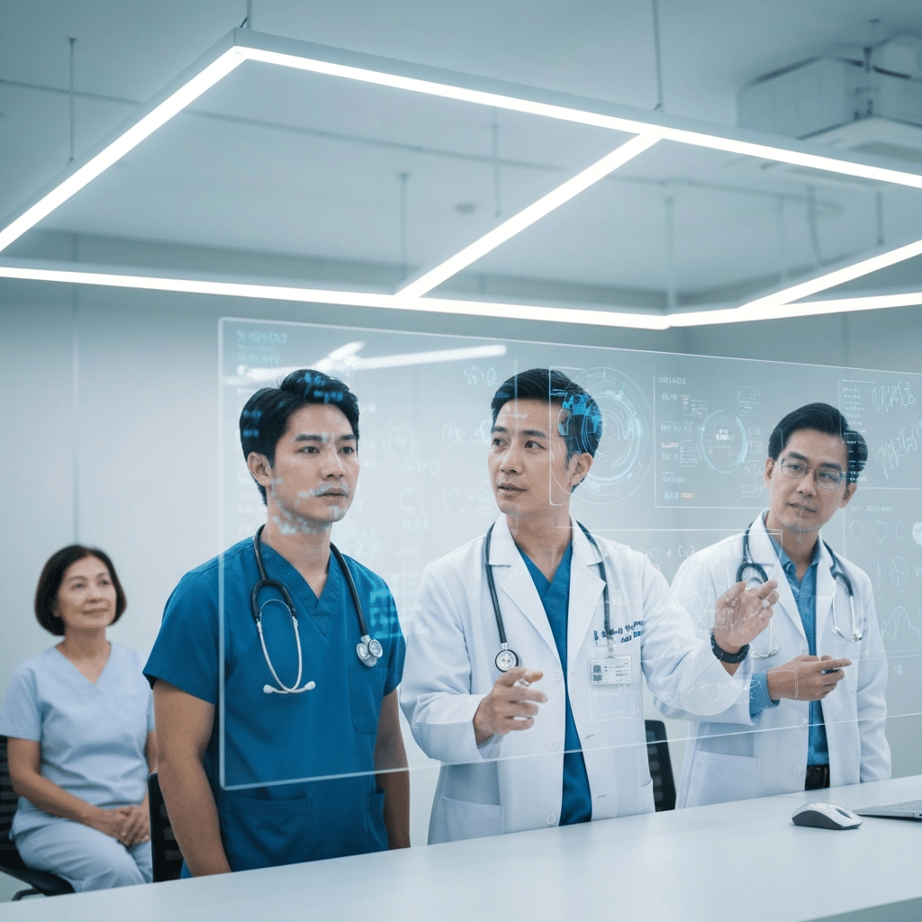 AI วินิจฉัยโรค แม่นยำกว่าหมอ? อนาคตสุขภาพคนไทย - ai-diagnosis-thai-hospitals-2026