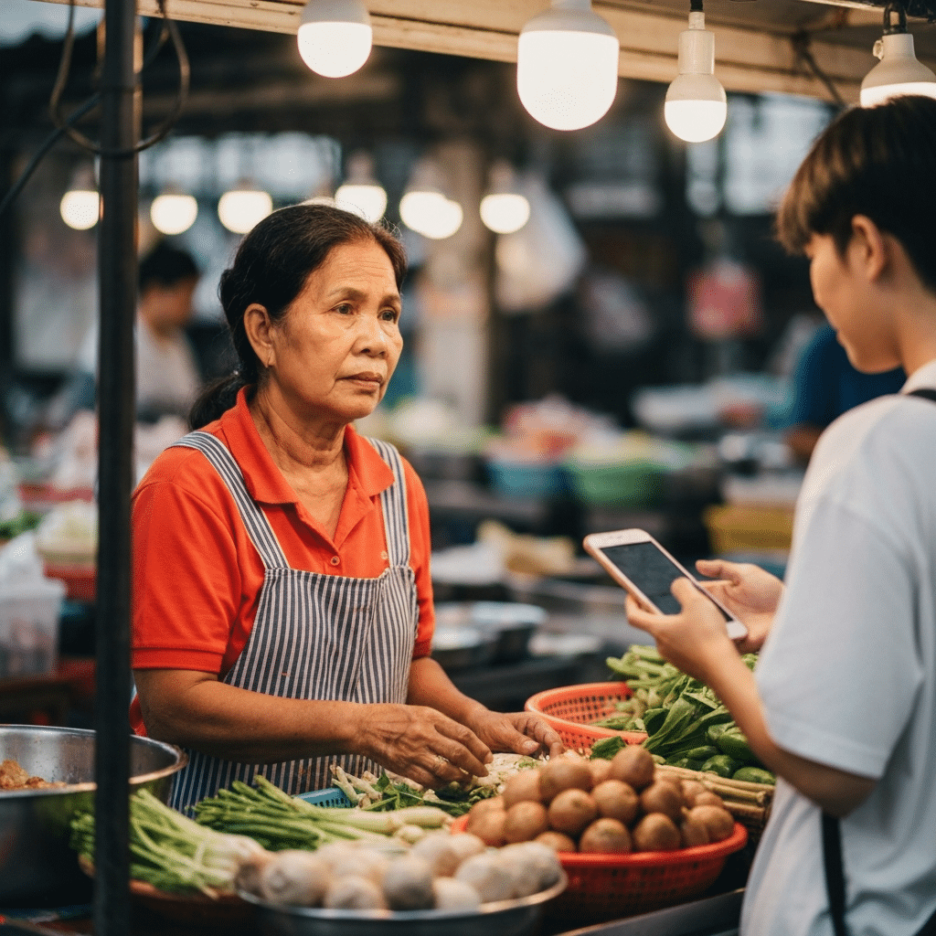 เงินบาทดิจิทัล: พ่อค้าแม่ค้าต้องปรับตัวอย่างไรในยุคใหม่? - digital-baht-sme-adaptation-thailand