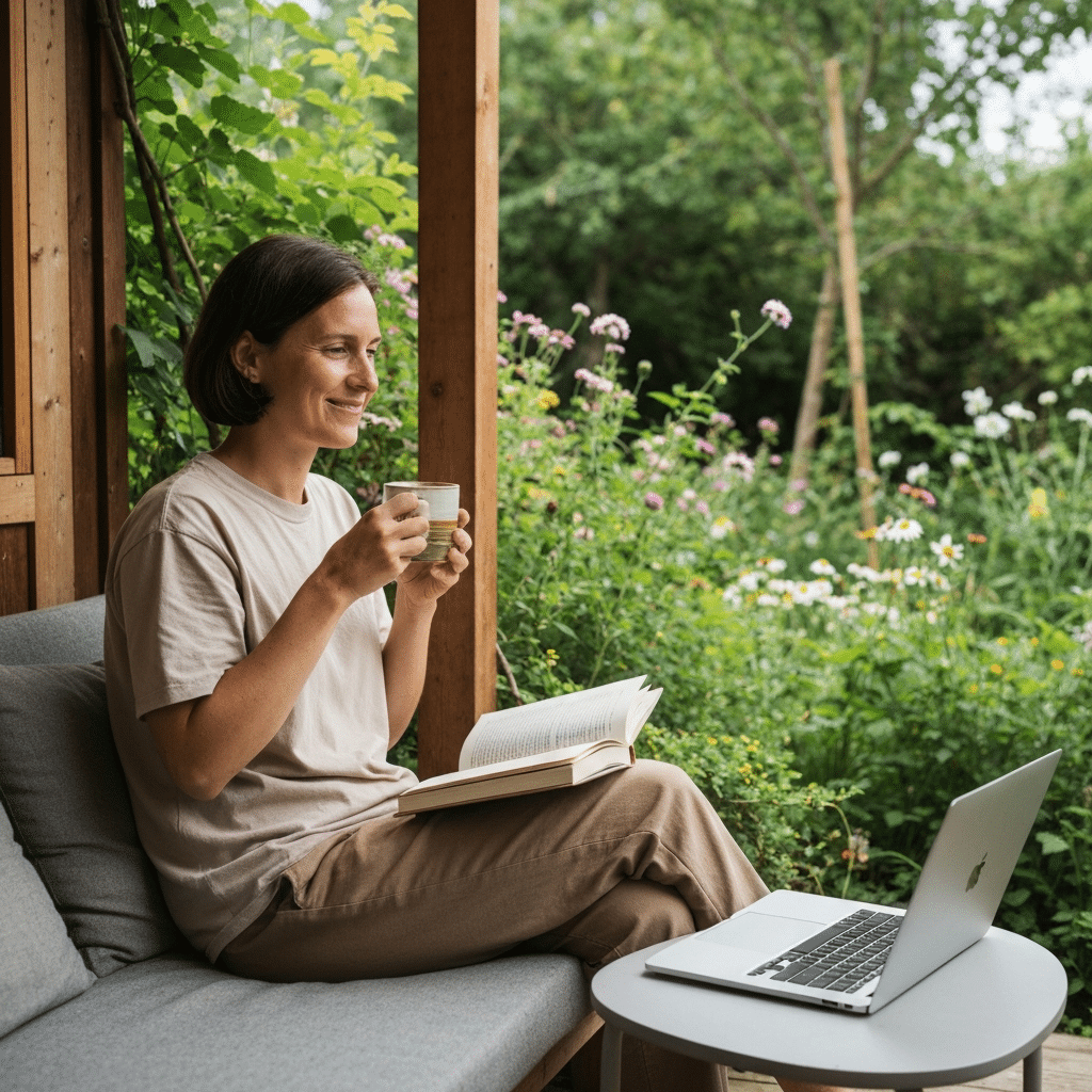 วิถี Slow Living สวนกระแส Digital Nomad แก้เบิร์นเอาท์ 2026 - slow-living-vs-digital-nomad