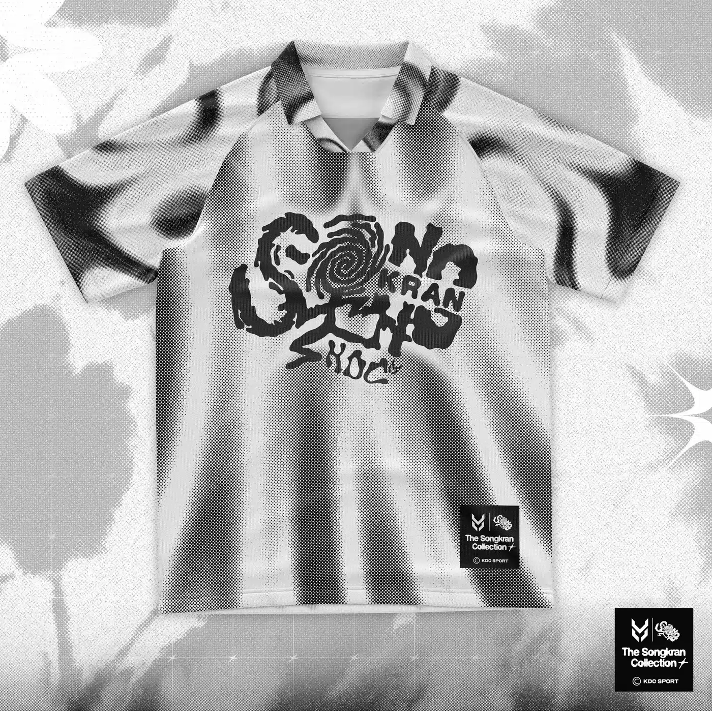 เสื้อยืดพิมพ์ลายไทดายสไตล์แฟชั่น KDC SPORT
