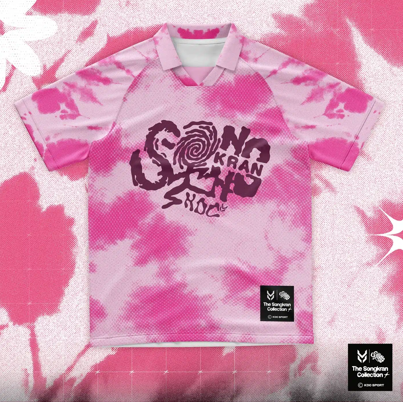 เสื้อยืดพิมพ์ลายไทดายงานกลุ่ม KDC SPORT