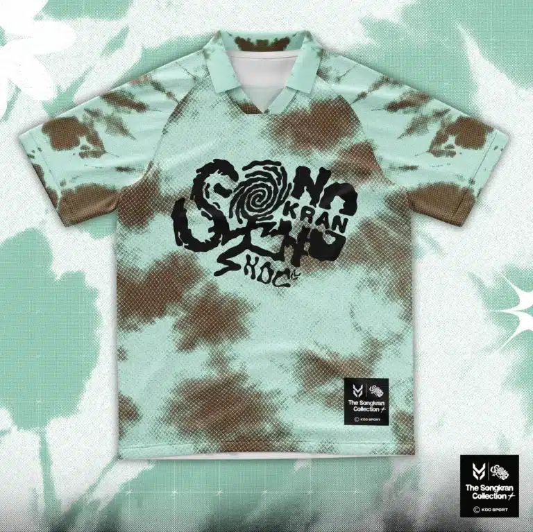 เสื้อยืดพิมพ์ลายไทดายดีไซน์เฉพาะ KDC SPORT