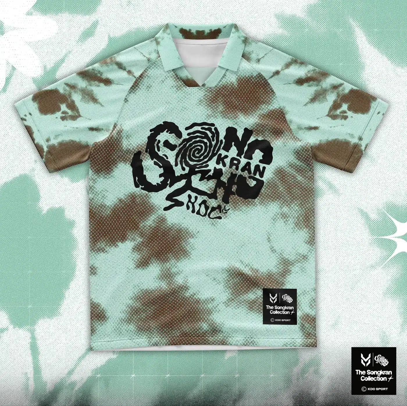 เสื้อยืดพิมพ์ลายไทดายดีไซน์เฉพาะ KDC SPORT