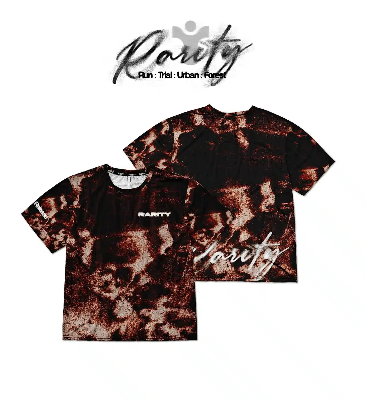 เสื้อวิ่งพิมพ์ลายไทดาย รุ่น RARITY โดยโรงงาน KDC SPORT