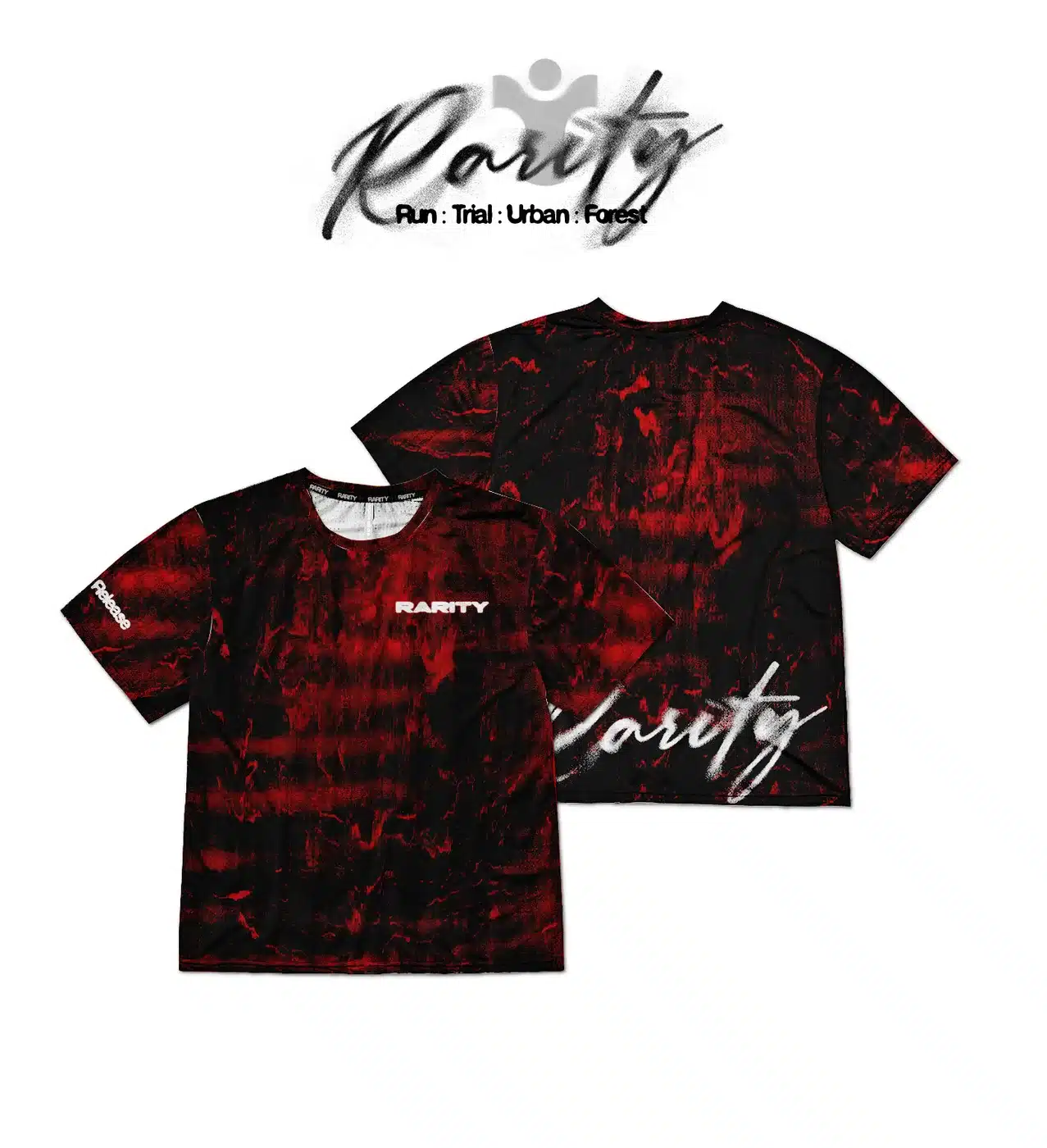 เสื้อวิ่งพิมพ์ลายไทดายโทนสดใส รุ่น RARITY KDC SPORT