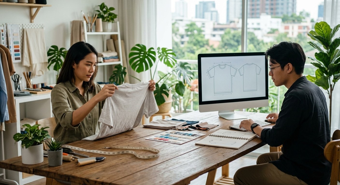 ขั้นตอนอนุมัติ Mockup เสื้อ: เช็กให้ชัวร์ก่อนสั่งผลิตจริง - shirt-mockup-approval-process