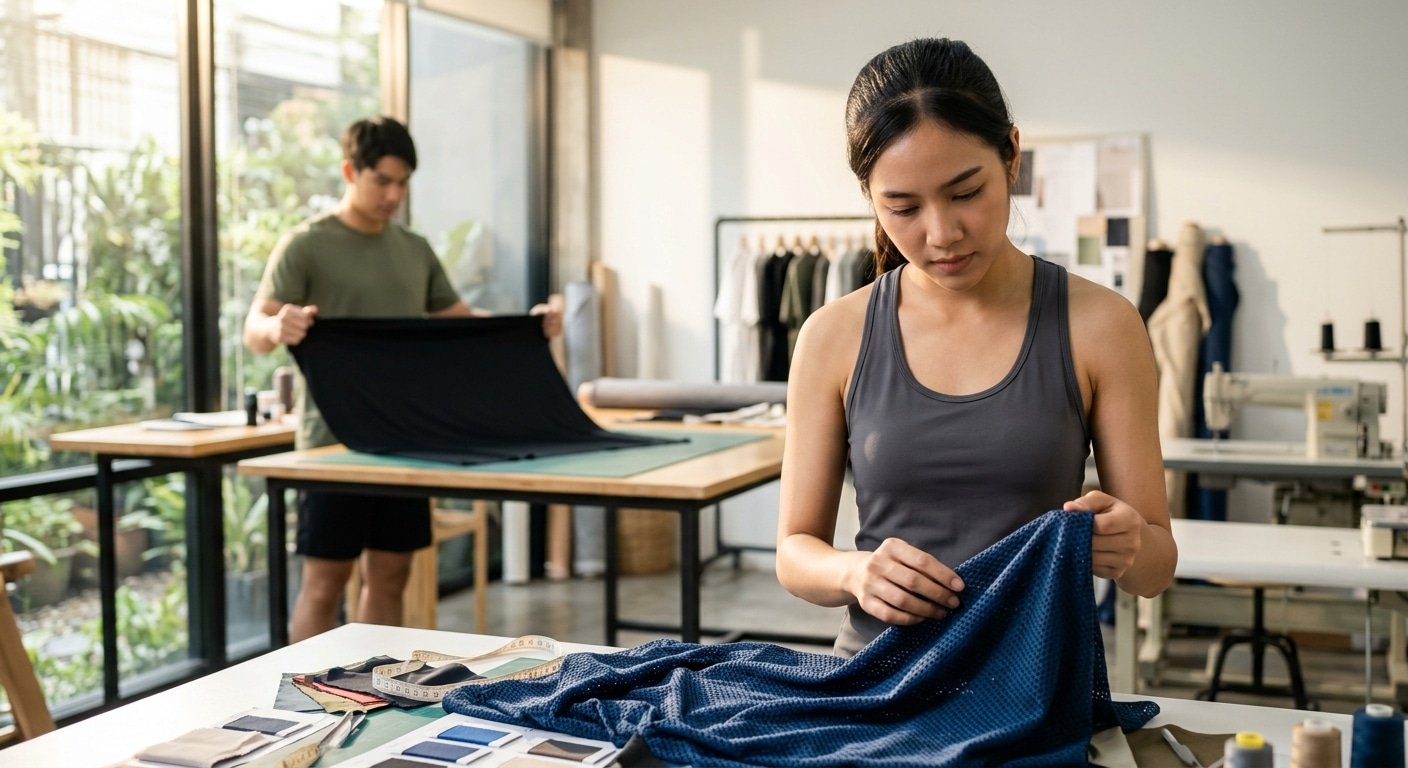 เปรียบเทียบผ้าเสื้อกีฬา เลือกเนื้อผ้าแบบไหนดีที่สุด - compare-sportswear-fabrics