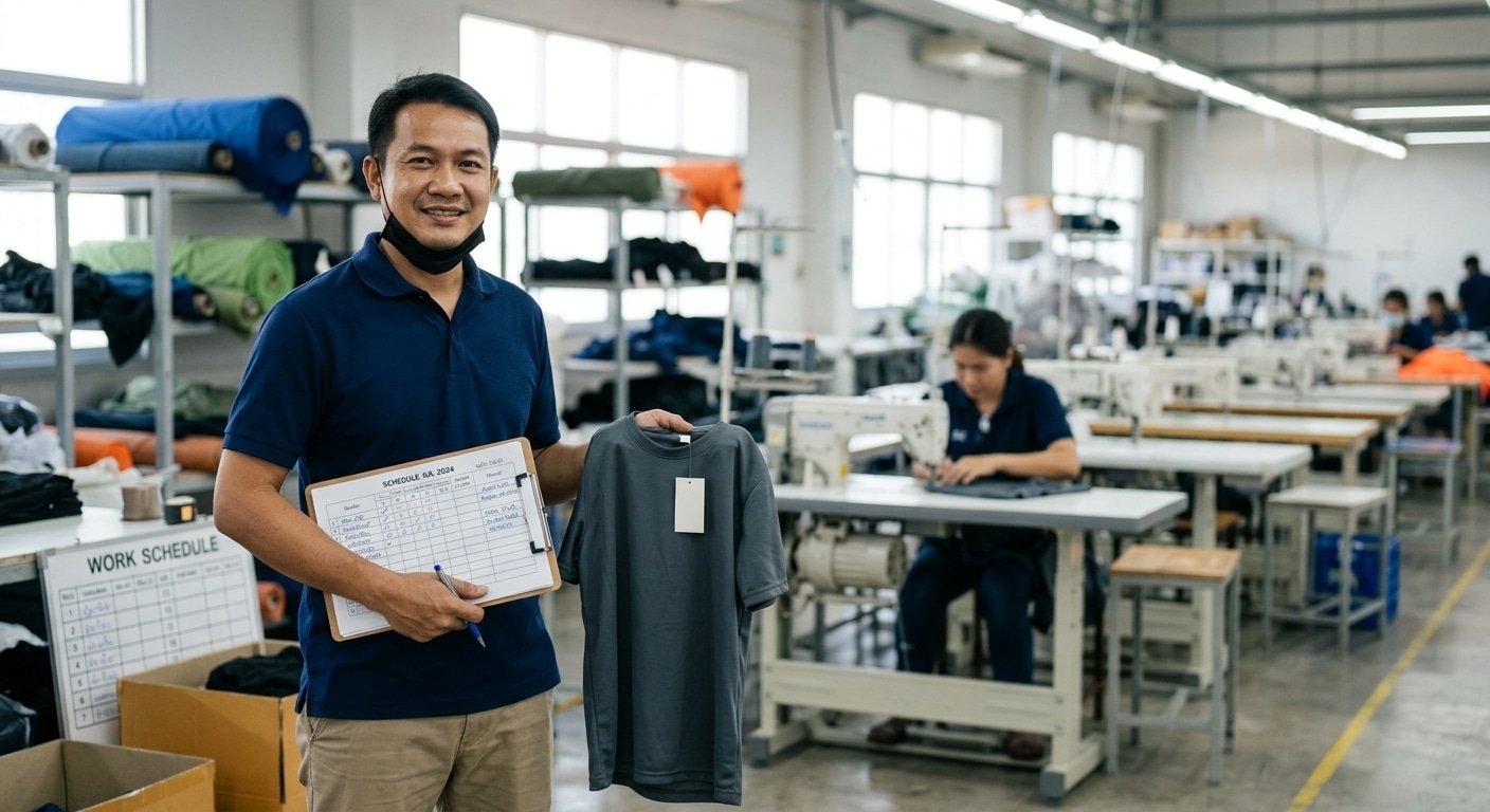 ระยะเวลาผลิตเสื้อกีฬา นานแค่ไหน? รวมปัจจัยที่ต้องรู้ - sportswear-production-time