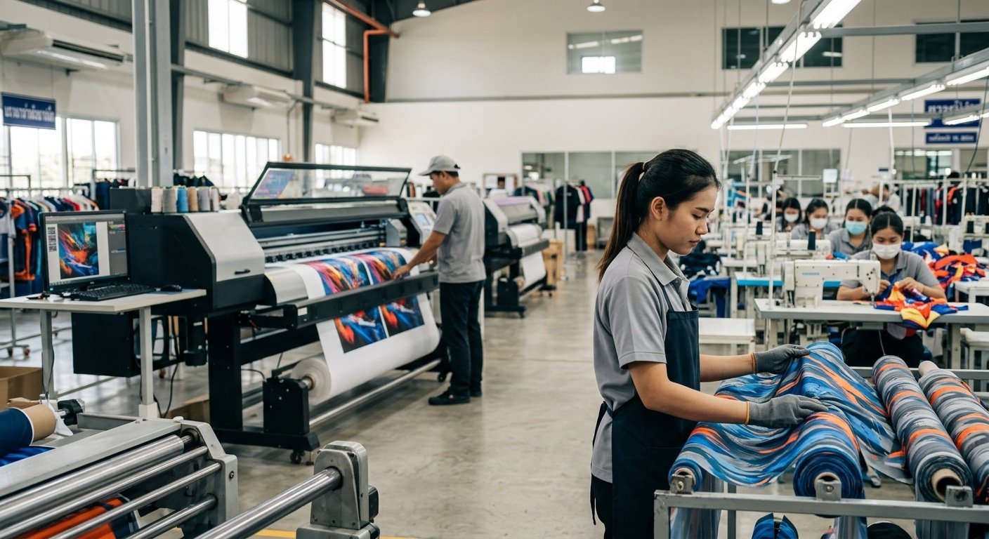 ขั้นตอนผลิตเสื้อกีฬาโรงงาน: กว่าจะเป็นเสื้อทีมคุณภาพ - sportswear-production-process
